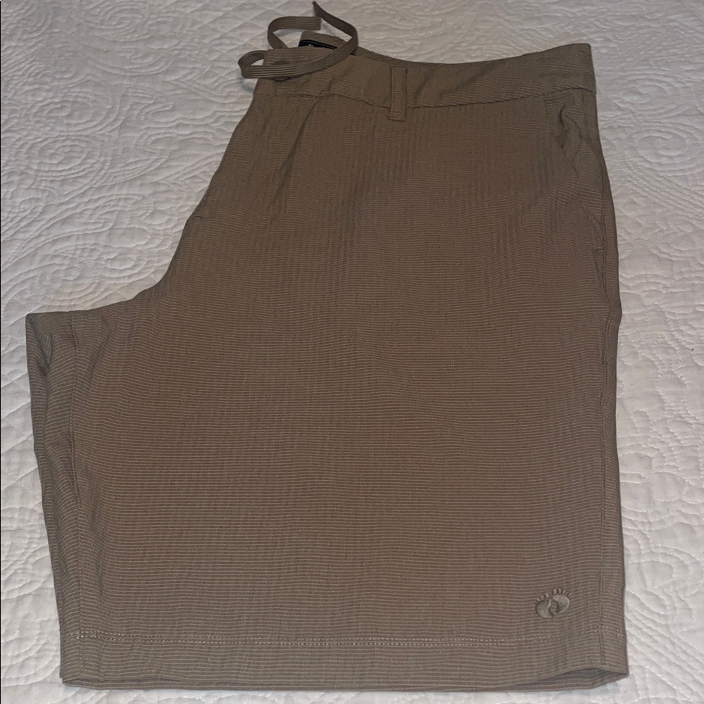 Hang Ten Tan Shorts with Logo